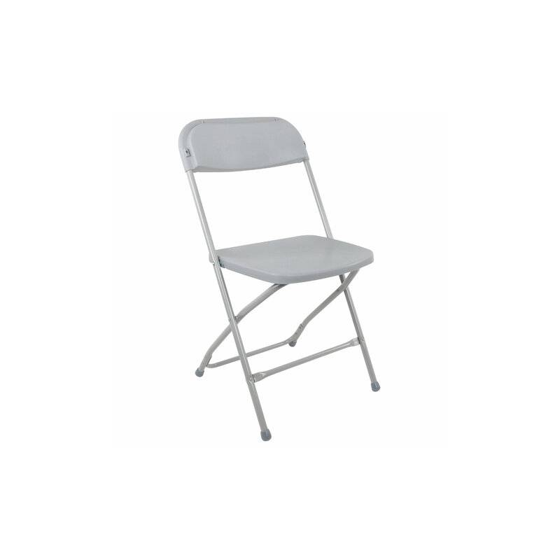 Стул складной для дома и офиса  "Golf CF-002", серый каркас, пластик серый, 531564 главное фото