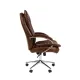 Кресло руководителя CHAIRMAN 795 Россия нат.кожа/экокожа коричневый. Фото товара с разных ракурсов.