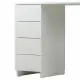 Стол письменный/компьютерный  "Scandi CD-016", 1100х500х750 мм, 4 ящика, белый, 641891, ЦБ013707-1. Фото товара с разных ракурсов.