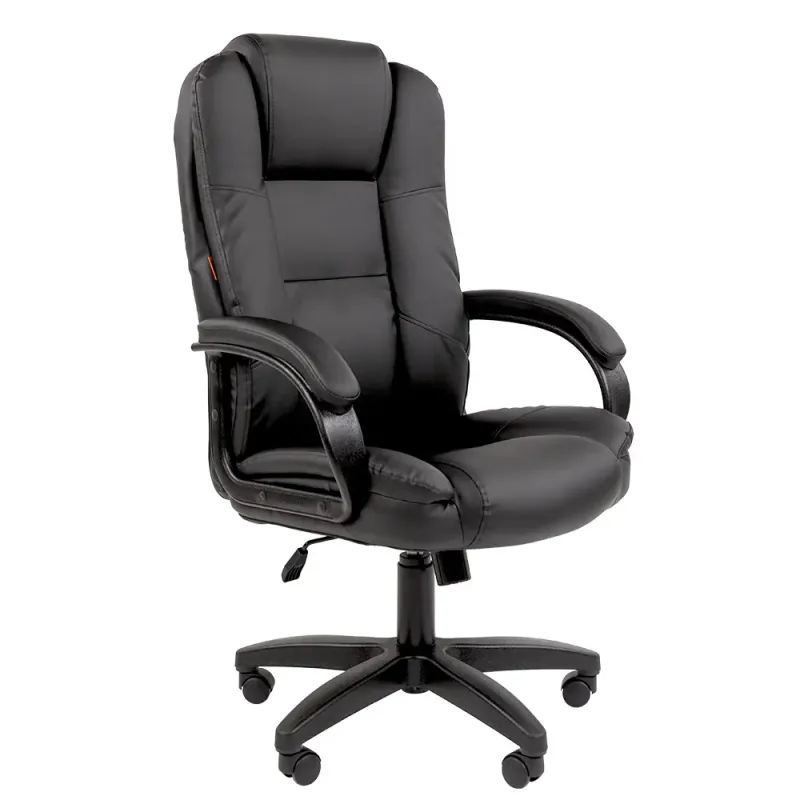 Кресло руководителя CHAIRMAN 600ЛТ Россия экокожа черный главное фото