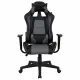 Игровое кресло  "GT Racer GM-100", две подушки, экокожа, черное/серое, 531926. Фото товара с разных ракурсов.
